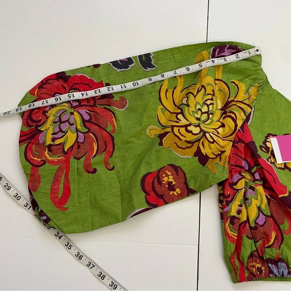 NWT RHODE Floral One Shoulder Crop Top Size 6 - Picture 10 of 11